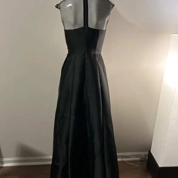 Sachin & Babi Elegant Black High Low Sample Dress size 0 - Picture 5 of 6